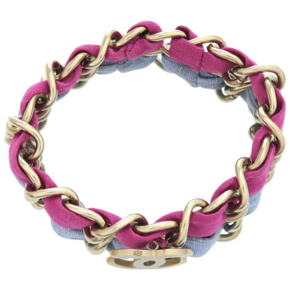 CHANEL Blue Logo Charm Bracelet - Picture 3 of 5